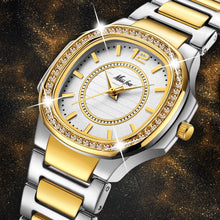Load image into Gallery viewer, Female Luxery Gold Watch
