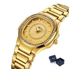 Load image into Gallery viewer, Female Luxery Gold Watch
