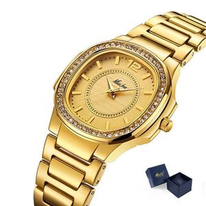Female Luxery Gold Watch