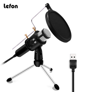 Lefon Professional Condenser USB Microphone